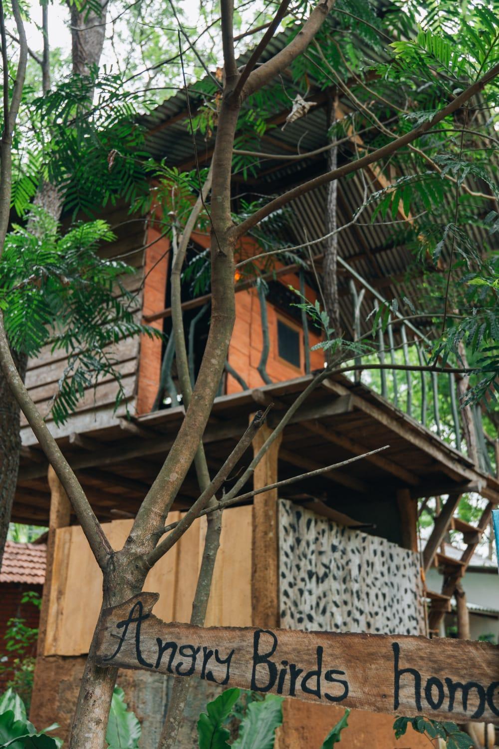 Ferienwohnung Angry Birds Tree House Habarana Exterior foto